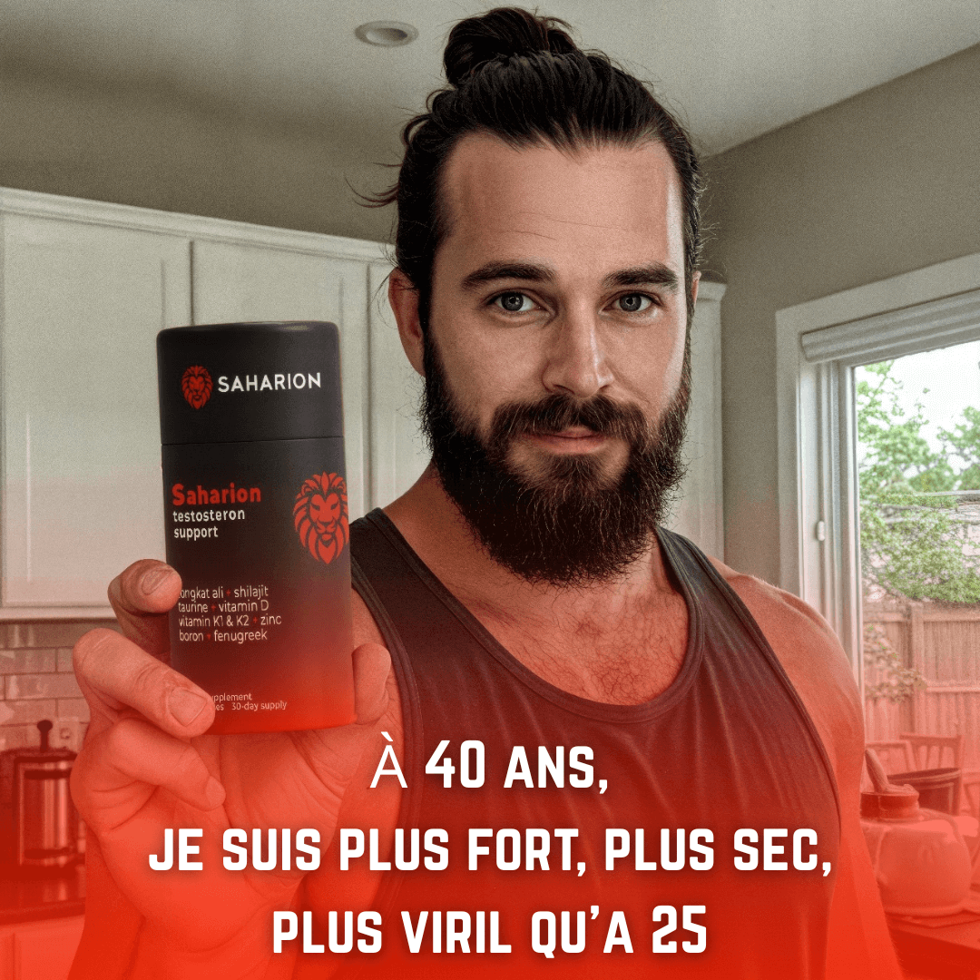 SAHARION ALPHA™ — pour la testostérone et la transformation physique